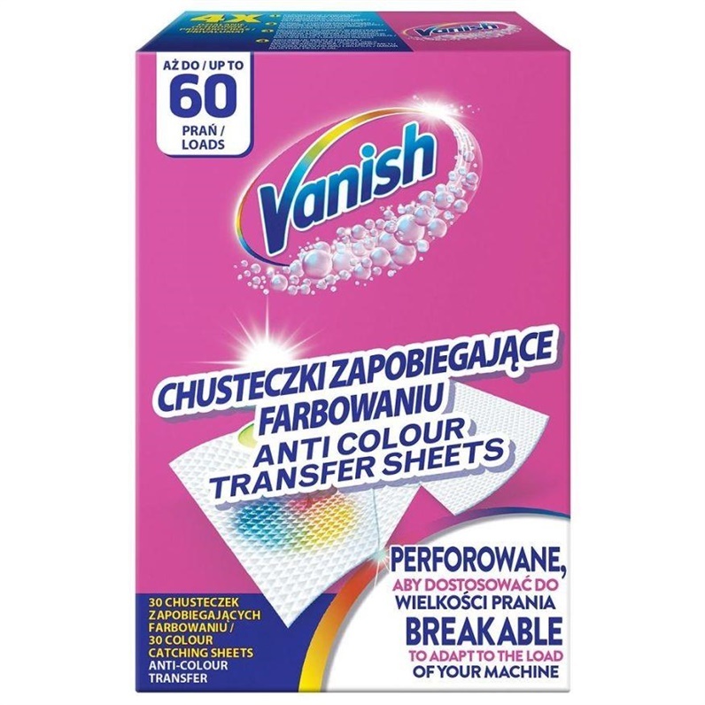 COLOR CATCHER VANISH 60PCS | Jumspigiau.lt