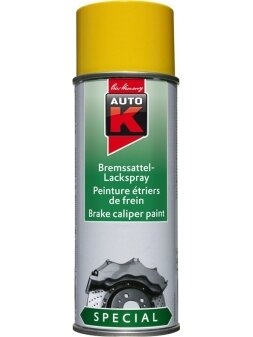 Dažai stabdžių detalėms Auto K 1233075, geltona, 400 ml Dažai stabdžių detalėms Auto K 1233075, geltona, 400 ml