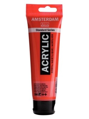 DAŽAI AKRILILIAI RAUDONA VIDUTINĖ 120ML 1