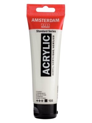 DAŽAI AKRILILIAI TITANO BALTA 120ML 1 DAŽAI AKRILILIAI TITANO BALTA 120ML 1