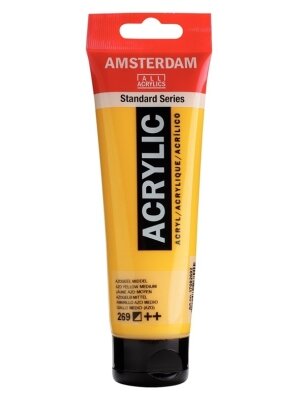 DAŽAI AKRILILIAI AZO GELTONA VID 120ML