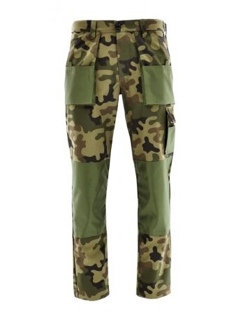 Darbo kelnės Sara Workwear, žalia, medvilnė/poliesteris, XXL Darbo kelnės Sara Workwear, žalia, medvilnė/poliesteris, XXL