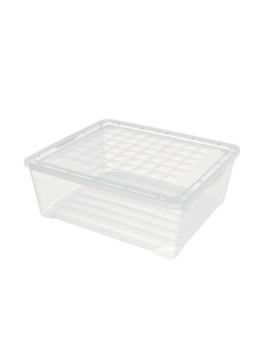 Daiktadėžė CURVER, 10 l, skaidri, 34,2×29,7×12,5 cm