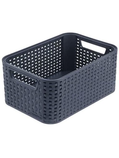 Daiktadėžė CURVER STYLE, 30 l, pilka, 43×32×23 cm