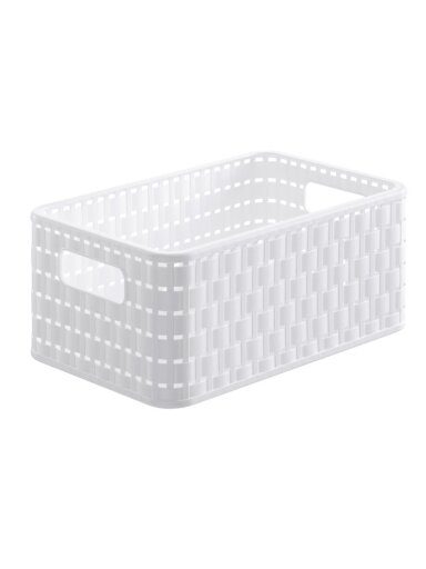 Daiktadėžė ROTHO 11152, 6 l, balta, 28×18,5×12,6 cm