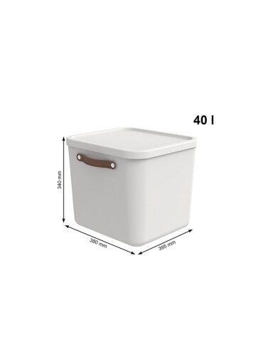 Daiktadėžė Rotho Maloja, 40 l, 39.5 x 38 x 34 cm