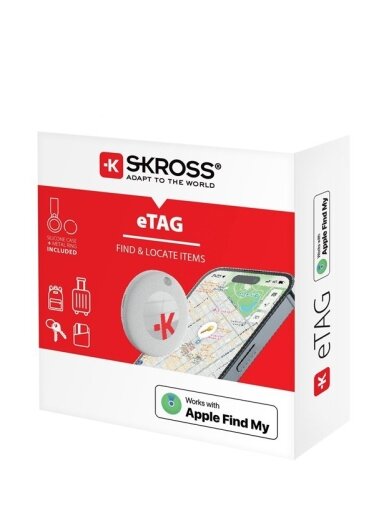Daiktų ieškiklis Kross eTag, balta, 2 vnt.