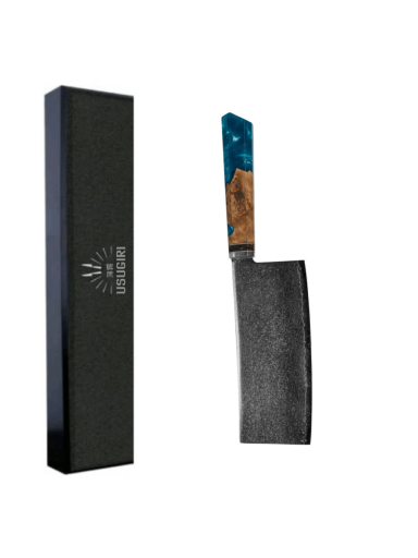Damasko Plieno 6,6" Nakiri Peilis Usugiri JH-D-015