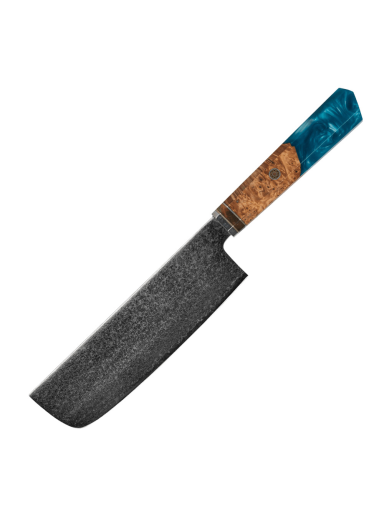 Damasko Plieno 7,3" Nakiri Peilis Usugiri JH-D-015
