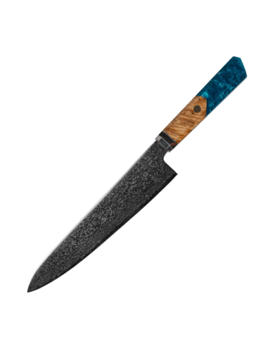 Damasko Plieno 8,7" Šefo Peilis Usugiri JH-D-015