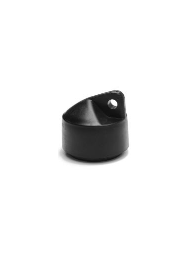 Dangtelis atraminiam stulpui, ø48, PVC, RAL9005 (juoda)