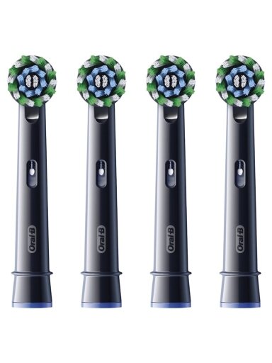 Dantų šepetėlio galvutė Oral-B EB50-4, juoda, 4 vnt.