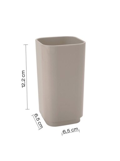 Dantų šepetėlių stiklinė GEDY SEVENTY 6398-66, ruda