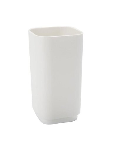Dantų šepetėlių stiklinė Gedy Seventy 639822, balta