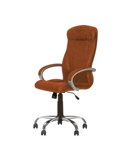 Darbo kėdė Riga Comfort, eko oda, ruda
