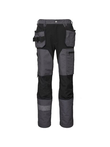 Darbo kelnės Bo Safety, juoda/pilka, 48 dydis