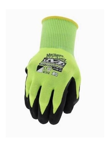 Darbo pirštinės pirštuotos Mechanix Wear HIVIZ SPEEDKNIT, L