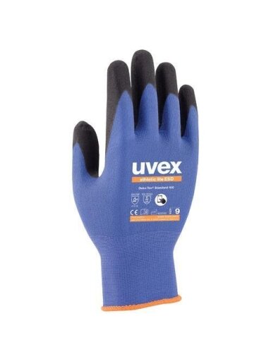 Darbo pirštinės Uvex Athletic Lite ESD, mėlyna, 8