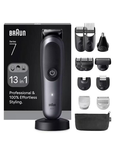 Daugiafunkcis kūno ir veido skustuvas Braun 7 AIO7560