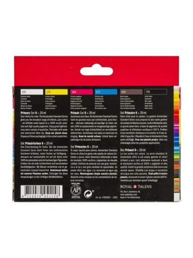 DAŽAI AKRILILIAI RINKIN PRIMARY 6X20ML