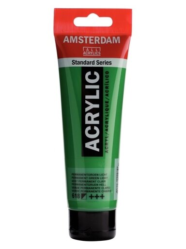 DAŽAI AKRILILIAI ŽALIA ŠVIESI120ML