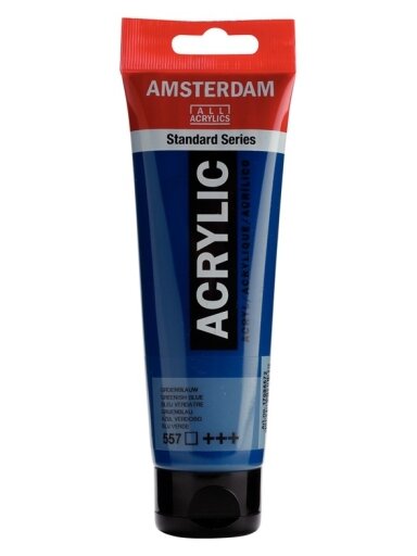 DAŽAI AKRILILIAI ŽALSVAI MĖLYNA 120ML