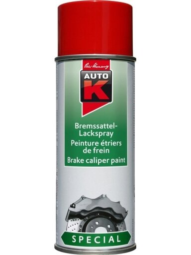 Dažai stabdžių detalėms Auto K 1233074, raudona, 400 ml