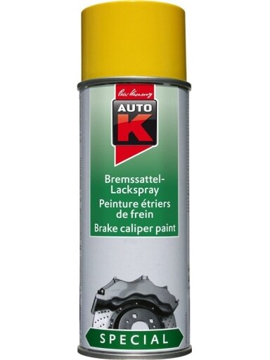 Dažai stabdžių detalėms Auto K 1233075, geltona, 400 ml