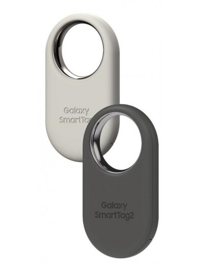 Daiktų ieškiklis Samsung SmartTag 2 set, balta/juoda Daiktų ieškiklis Samsung SmartTag 2 set, balta/juoda