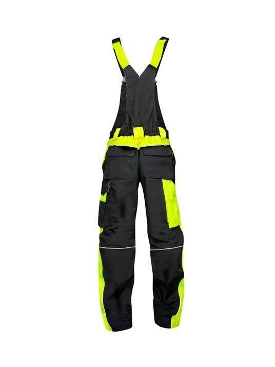 Darbinis puskombinezonis Ardon, juoda/geltona, XL dydis 2 Darbinis puskombinezonis Ardon, juoda/geltona, XL dydis 2