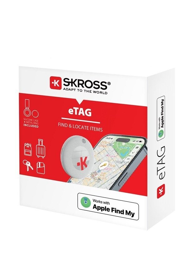 Daiktų ieškiklis Kross eTag, balta 1 Daiktų ieškiklis Kross eTag, balta 1