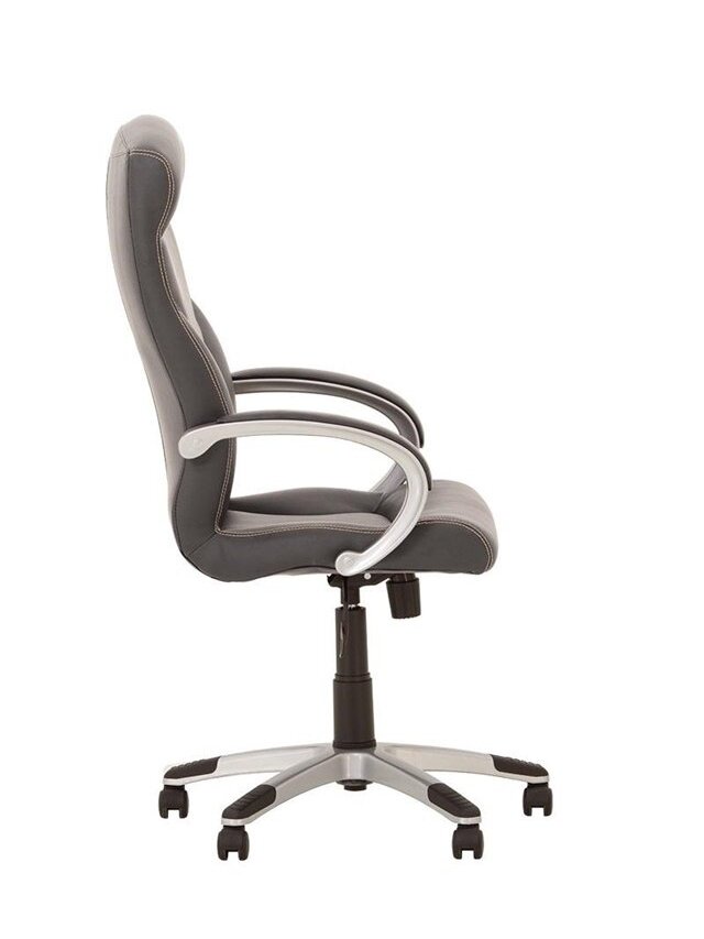 Darbo kėdė Riga Comfort, Eko oda, pilka 1 Darbo kėdė Riga Comfort, Eko oda, pilka 1