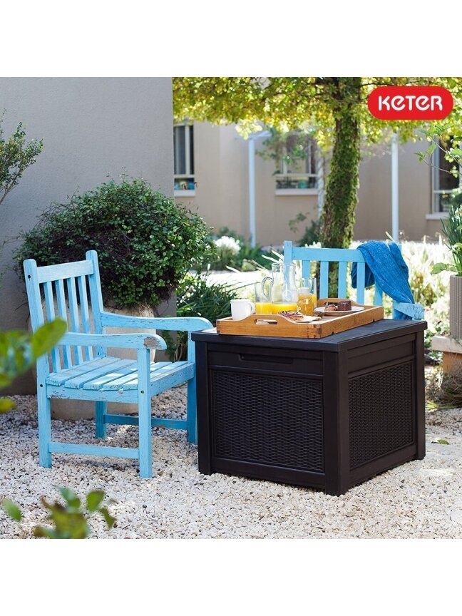 Daiktadėžė CUBE RATTAN 208L 1 Daiktadėžė CUBE RATTAN 208L 1