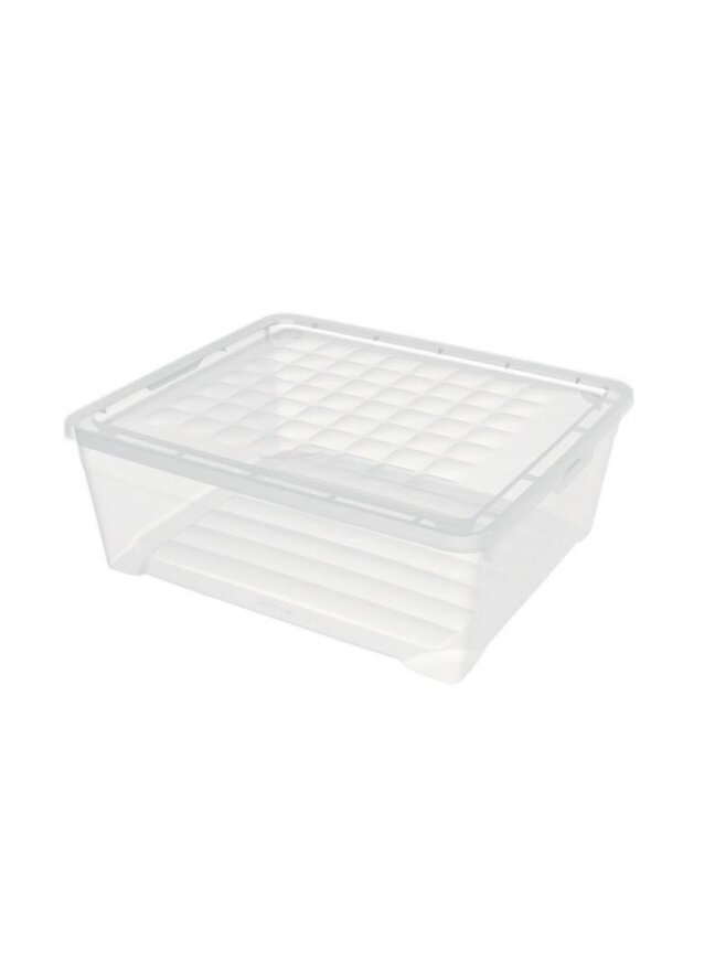 Daiktadėžė CURVER, 10 l, skaidri, 34,2×29,7×12,5 cm Daiktadėžė CURVER, 10 l, skaidri, 34,2×29,7×12,5 cm