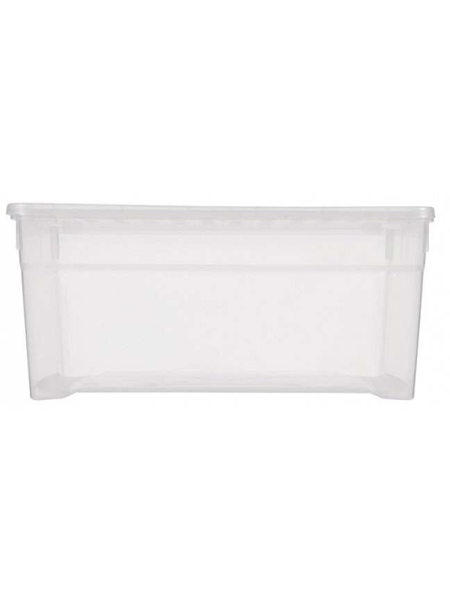Daiktadėžė CURVER, 18,5 l, skaidri, 40×34×16 cm 1 Daiktadėžė CURVER, 18,5 l, skaidri, 40×34×16 cm 1