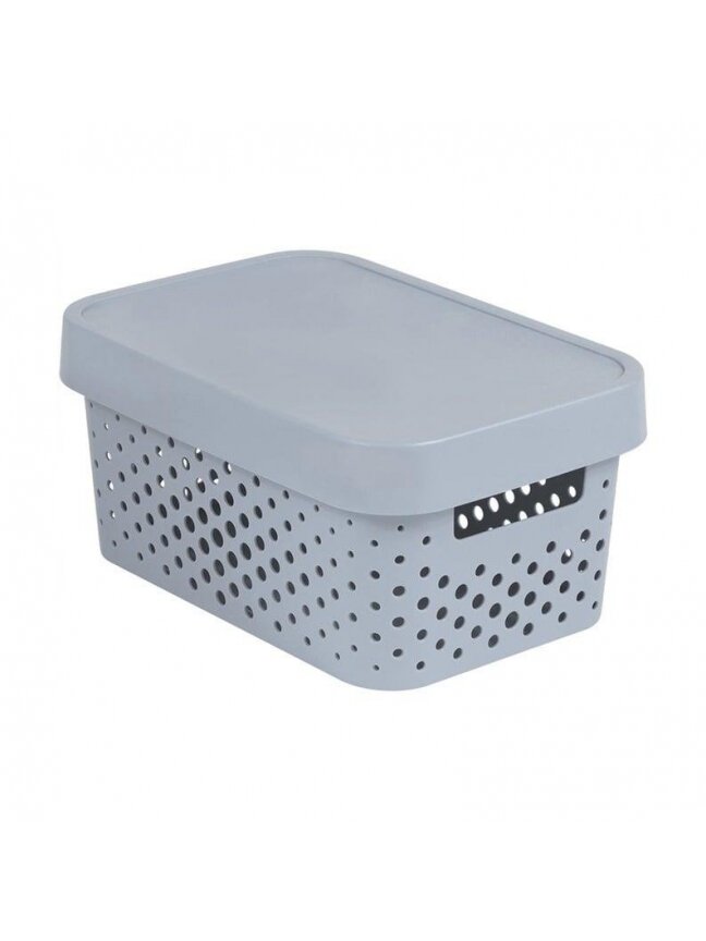 Daiktadėžė CURVER, 4,5 l, pilka, 27×19×12 cm