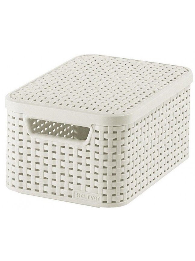 Daiktadėžė CURVER, 6 l, kreminė, 29,1×19,8×14,2 cm Daiktadėžė CURVER, 6 l, kreminė, 29,1×19,8×14,2 cm