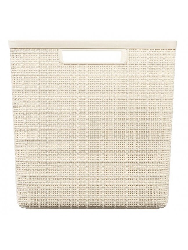 Daiktadėžė CURVER JUTE, 17 l, kreminė, 28×28×27 cm 1 Daiktadėžė CURVER JUTE, 17 l, kreminė, 28×28×27 cm 1