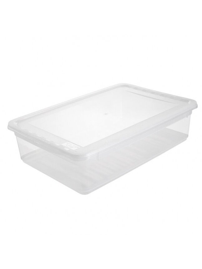 Daiktadėžė KEEEPER, 8 l, skaidri, 39×26,5×10 cm 1 Daiktadėžė KEEEPER, 8 l, skaidri, 39×26,5×10 cm 1