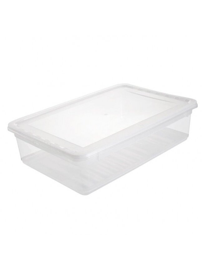 Daiktadėžė KEEEPER, 8 l, skaidri, 39×26,5×10 cm 2 Daiktadėžė KEEEPER, 8 l, skaidri, 39×26,5×10 cm 2