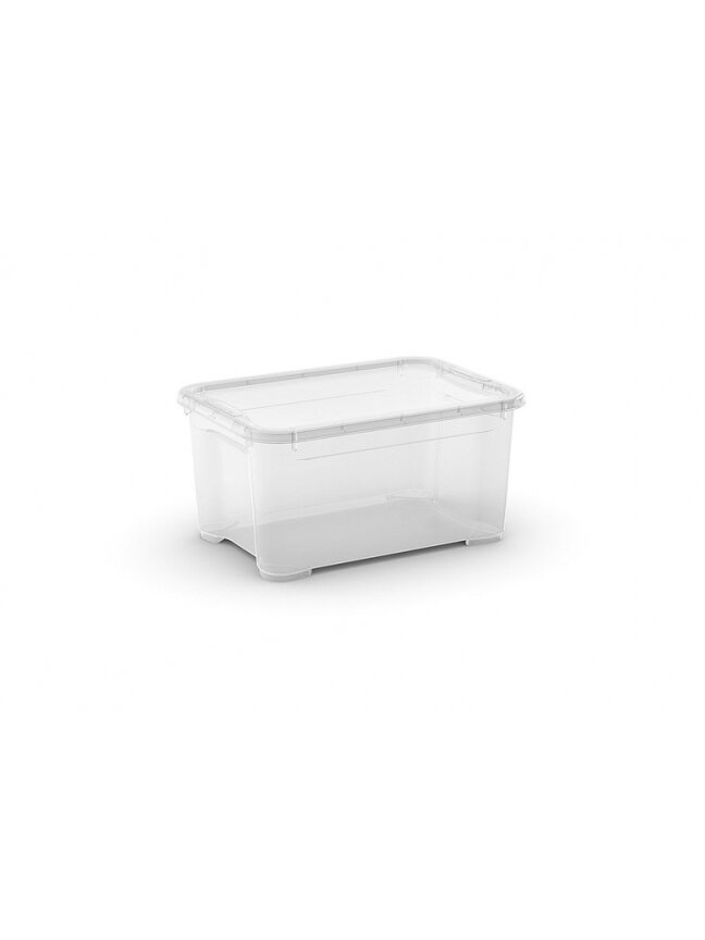 Daiktadėžė KIS, 5 l, skaidri, 38×26,5×19 cm Daiktadėžė KIS, 5 l, skaidri, 38×26,5×19 cm
