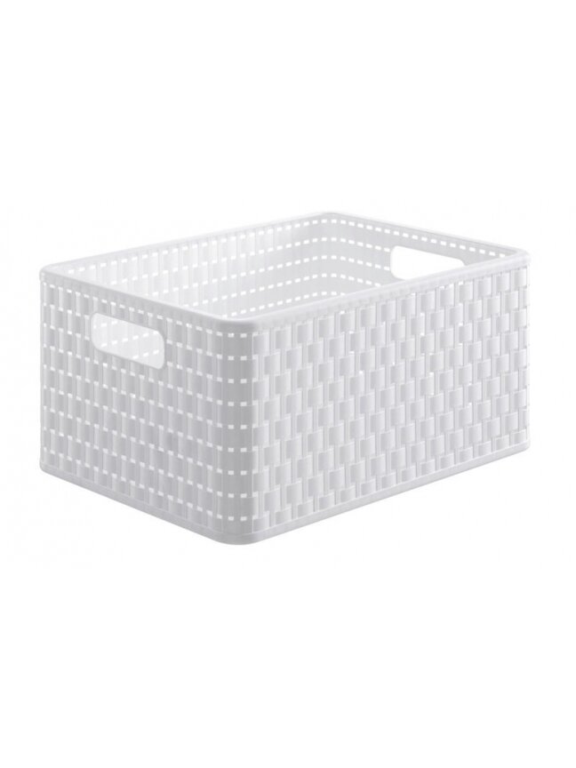 Daiktadėžė ROTHO 11153, 18 l, balta, 36,8×27,8×19,1 cm Daiktadėžė ROTHO 11153, 18 l, balta, 36,8×27,8×19,1 cm