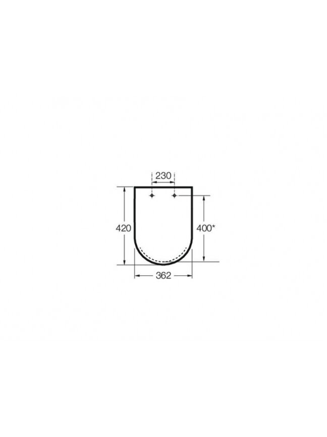 Dangtis unitazo Roca Meridian A8012AC00B 2