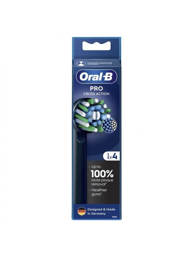 Dantų šepetėlio galvutė Oral-B EB50-4, juoda, 4 vnt. 2