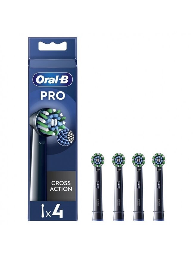 Dantų šepetėlio galvutė Oral-B EB50-4, juoda, 4 vnt. Dantų šepetėlio galvutė Oral-B EB50-4, juoda, 4 vnt.
