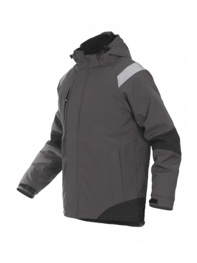 Darbinė striukė Bo Safety, juoda/pilka, XL dydis 2 Darbinė striukė Bo Safety, juoda/pilka, XL dydis 2