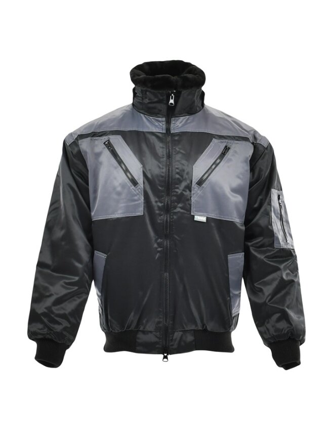 Darbinė striukė Sara Workwear, juoda/pilka, XXL dydis Darbinė striukė Sara Workwear, juoda/pilka, XXL dydis