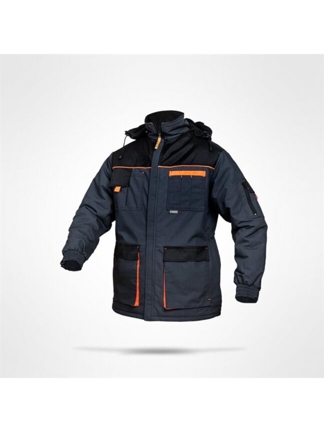 Darbinė striukė Sara Workwear, mėlyna, M dydis 1 Darbinė striukė Sara Workwear, mėlyna, M dydis 1