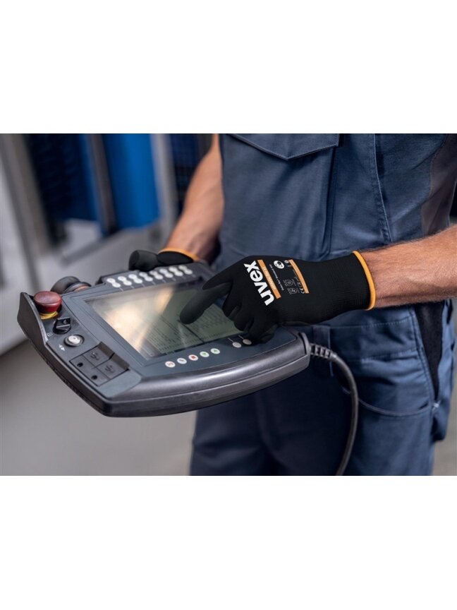Darbo pirštinės Uvex Athletic Lite Xt, juoda, 8 2 Darbo pirštinės Uvex Athletic Lite Xt, juoda, 8 2