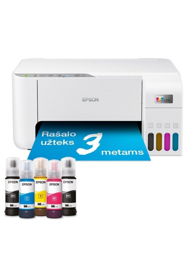 Daugiafunkcis spausdintuvas Epson ECOTANK L3276, spalvotas